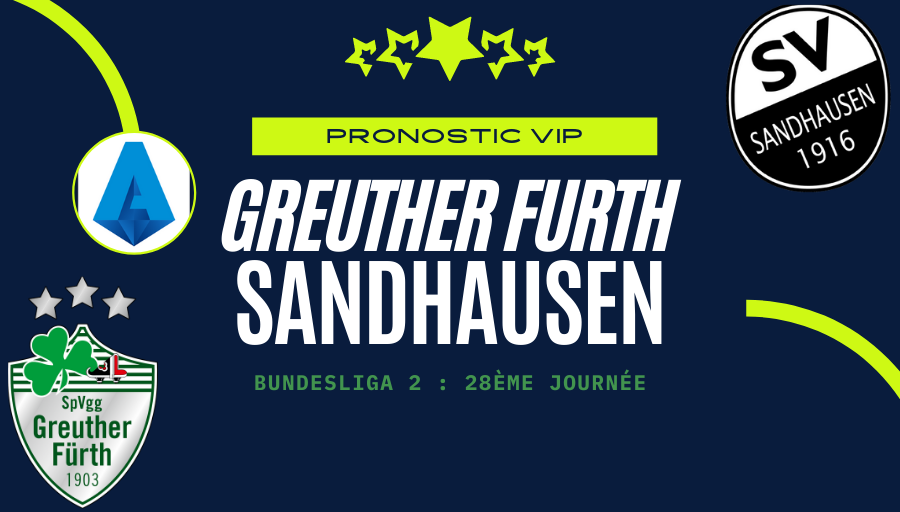 Pronostic Greuther Furth Sandhausen – SGF SVS