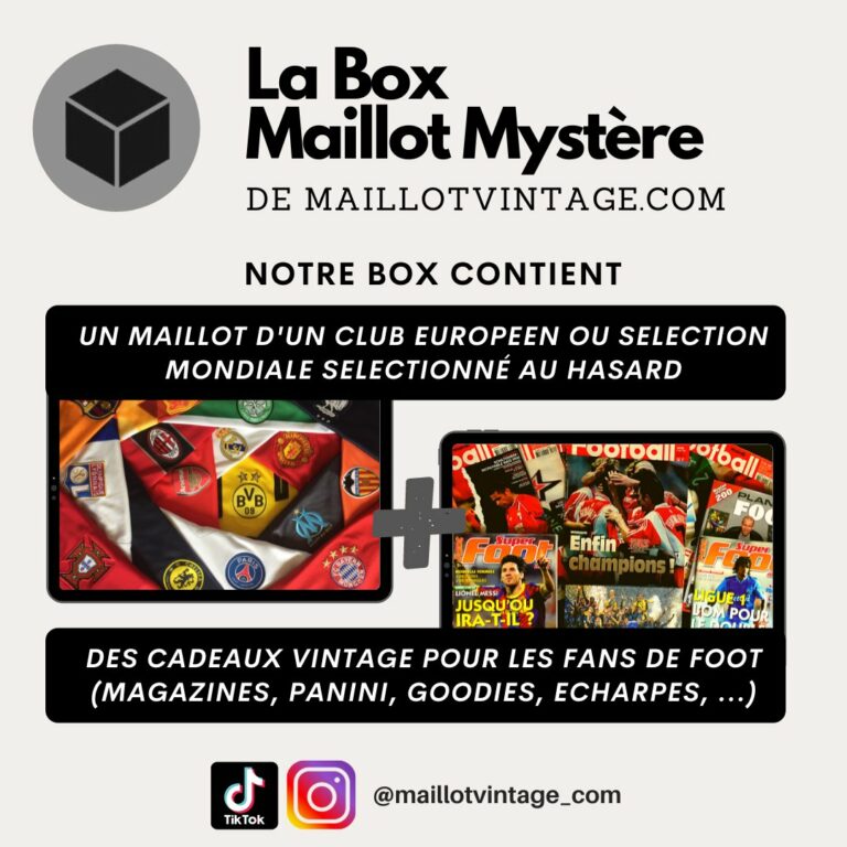 Concours de Pronostics Euro 2020 | PS5 +1000€ à Gagner! 7 box-mystere-maillot-vintage