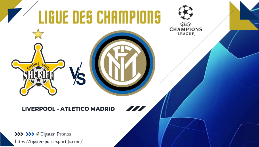 Pronostic Sheriff Tiraspol – Inter Milan – Ligue des Champions – 03/11/21