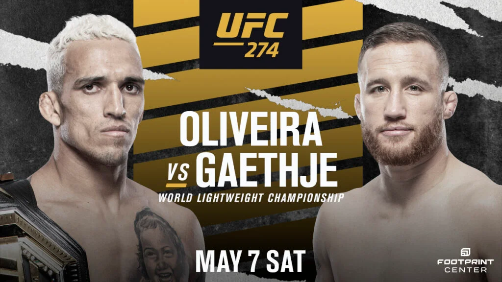 Charles Oliveira - Justin Gaethje UFC 274